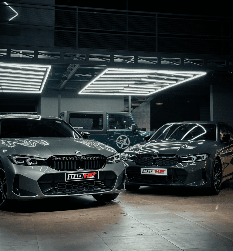 Premium carwash service at 100HP Inc